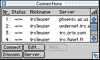 Connections window