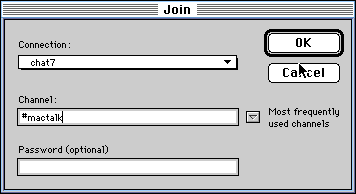 The join dialog