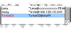 Operator in the Userlist